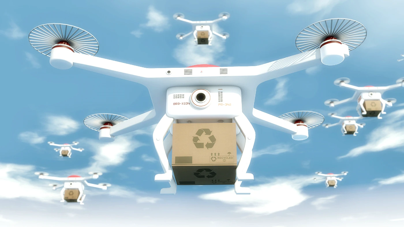 ¿Cómo los drones están transformando la logística y la entrega?